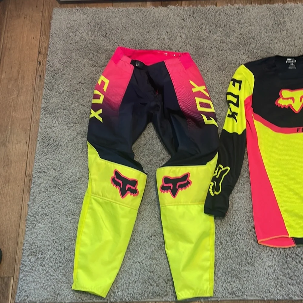 Fox Racing Riding gear pants 👖 Size 8 👕 Size M - Picture 2 of 9